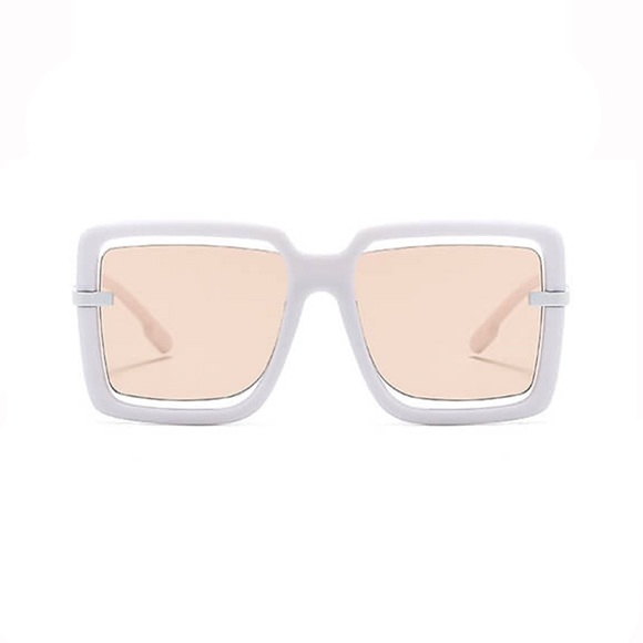 OVERSIZED SQUARE FRAME SUNGLASSES - Picture 2 of 3